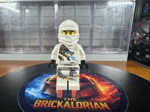 LEGO Ninjago Zane DX Minifigure Njo0018 - EXCELLENT CONDITION (no cracks)