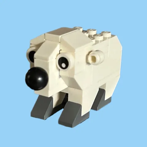 LEGO Store 40208 Polar Bear Mini Model Build 2016