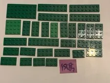 Lego Parts Lot Green Plates