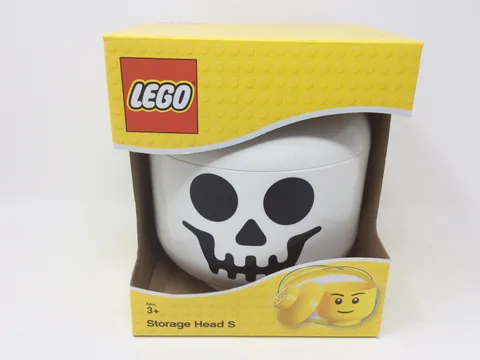 Lego Storage Head S Container Skeleton Halloween Jack O Lantern Art 4031 NEW