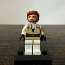 LEGO Star Wars Obi-Wan Kenobi Minifigure - Clone Wars Era - Model SW0197