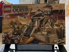 LEGO 7327 Pharaoh's Quest: Scorpion Pyramid Retired Hard to Find Genuine Set New