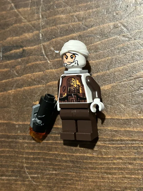 LEGO Star Wars Dengar Minifigure White Torso sw0751 75167 75145 H10