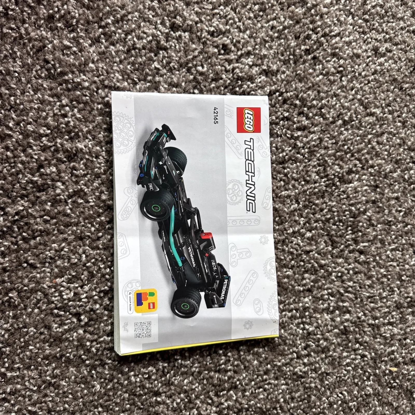 Lego Technic 42165 Mercedes-AMG F1 W14 E Booklet Instruction Manual Only 