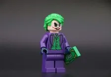 LEGO® The Joker Minifigure sh1022 DC Green Hair Thief Criminal Crook 76303 NEW