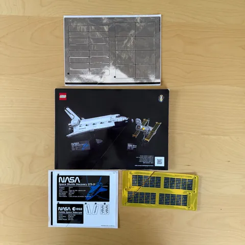 LEGO NASA Space Shuttle Discovery 10283 Instruction Manual Book Stickers Include