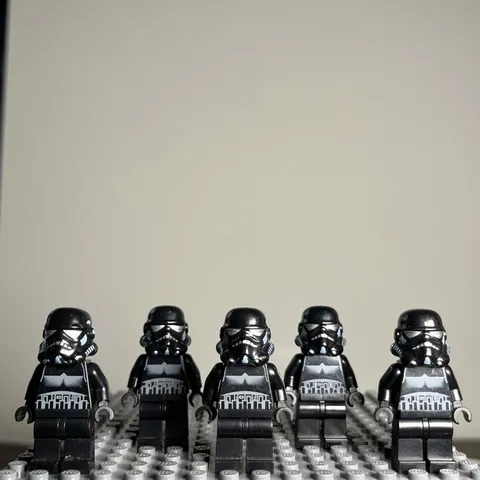 Lego Star Wars Imperial Shadow Trooper Minifigure sw0166 lot of 5 - 2D