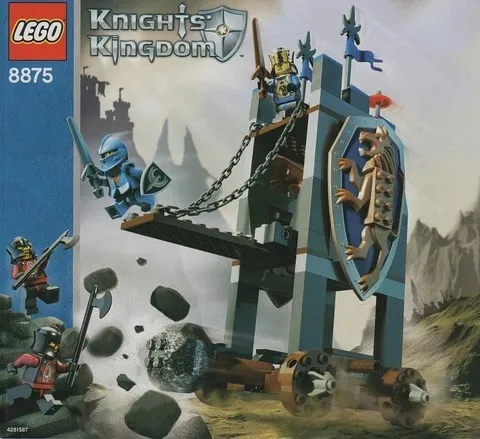 LEGO 8875 Castle Knights' Kingdom II King's Siege Tower Incomplete Set
