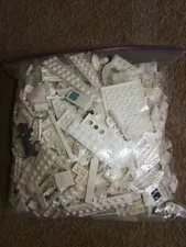 2.5 Pounds Of White Legos (C7)