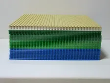 Lot 32 Lego Base Plates Varies Colors 32x32 studs 10" x 10" GENUINE 3811