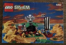 Lego System Pirates 6296 Shipwreck Island Instructions Manual Only Vintage 1996