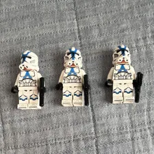LEGO Star Wars 501st clone Minifigures Lot of 3 w/ Blasters