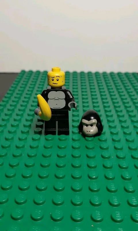 Lego Gorilla Suit Guy Minifigure Collectible Series 3 CMF Complete Banana
