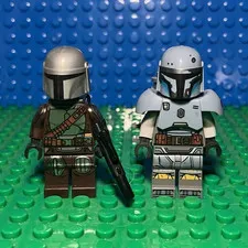 LEGO Star Wars Mandalorian Minifigures Lot of 2 w/ Accessories