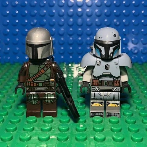 LEGO Star Wars Mandalorian Minifigures Lot of 2 w/ Accessories