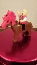 Lego Mini Figure Castle, Horse Battle Helmet 6082 + Lego Knight  Lot