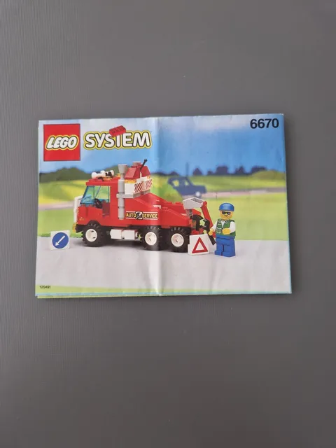 Lego Building Instructions 6670 System Rescue Rig Instruction Only
