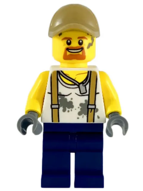 LEGO: City Jungle Engineer White Shirt (cty0815)