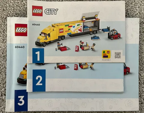 Lego City #60440 Yellow Delivery Truck instructions manuals ONLY