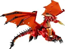 Lego Cinderhowl w/ 3 Random D&D Minifigures