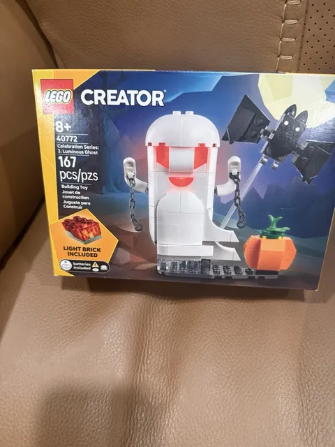 Lego Creator Halloween 40772 Celebration Series Luminous Ghost Lights Up Bat JOL
