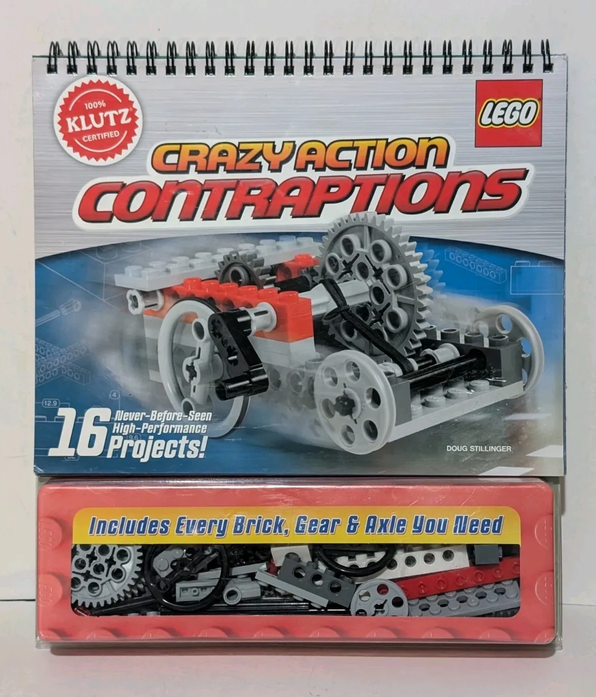 LEGO® Crazy Action Contraptions 16 Projects Klutz Sealed NEW FREE POST AU
