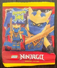 Lego Ninjago Dragons Rising Season 4, Jay Dragon Paper Bag, New, Sealed
