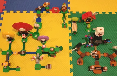 4 Set LEGO Super Mario Expansion Set : Toad Treasure..King Boo.. Starter..Yoshi