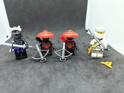 LEGO NINJAGO Minifigure Lot: Legacy Figures Garmadon, Stone Warriors & Zane