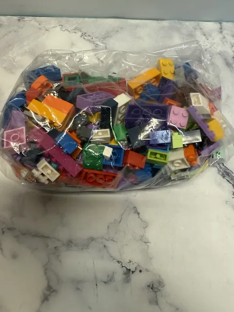 1 pound LBS of Bulk Genuine LEGO Bricks Blocks Assorted Pieces Lot -Buy 5 Get 1