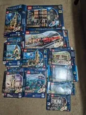 Lot of 11 Lego Harry Potter Wizarding World Empty Boxes Only - 3 Lg, 6 Med, 2 Sm