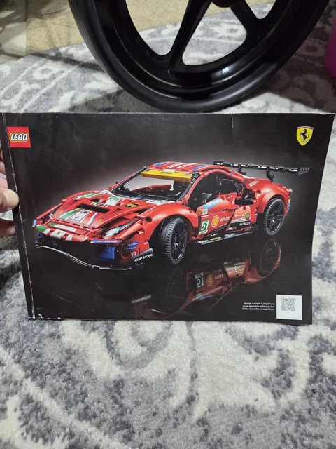 MANUAL ONLY Lego Technic Ferrari 488 GTE AF Corse #51 42125 NO BRICKS