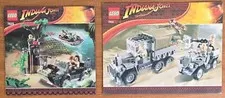 NO BRICKS- LEGO 7625 & 7622 Indiana Jones Raiders Lost Ark Manuals Only