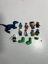 LEGO Minifig Lot of 9, TMNT, Jurassic, Marvel w/ Accessories
