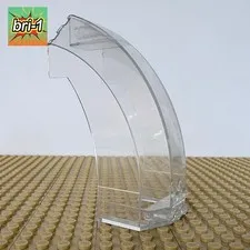 LEGO Star Wars 4/5/6: Clear Curved Windscreen 12 x 6 x 6 41881 8097 SLAVE 1 2010