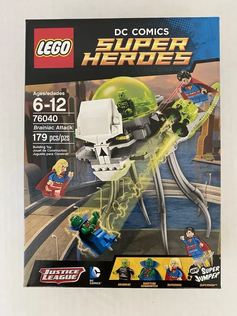 Lego DC COMICS SUPER HEROES BRAINIAC ATTACK SET 76040 NISB