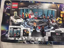 LEGO Marvel Super Heroes Infinity Saga Iron Man Armoury 76216 496pcs Minifigs