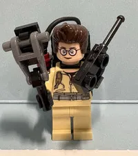 Lego Dr. Egon Spengler 75827 with Proton Pack Ghostbusters Minifigure