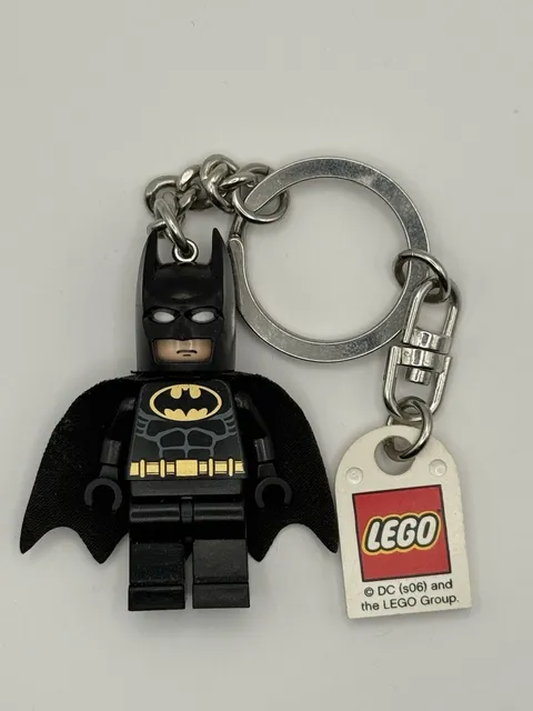 Lego Batman Key Chain 851686  Original Black Costume RARE Vintage 2006