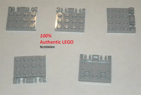 LEGO NEW 4x4 Light Bluish Grey Hinge Car Roof (5x) 4211841 Brick 44570
