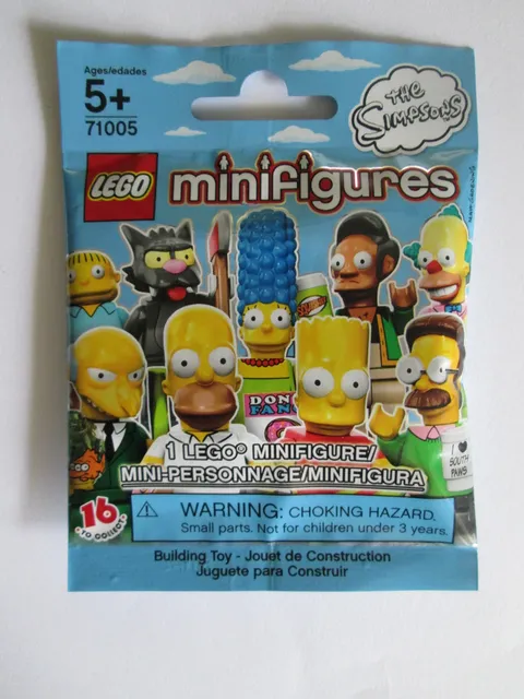 LEGO MINIFIGURES – THE SIMPSONS SERIES 1 – 71005 – FACTORY SEALED BLIND BAG NEW