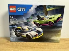 LEGO City 60415 Police Car & Muscle Car Chase Set | 213 pcs | New Sealed