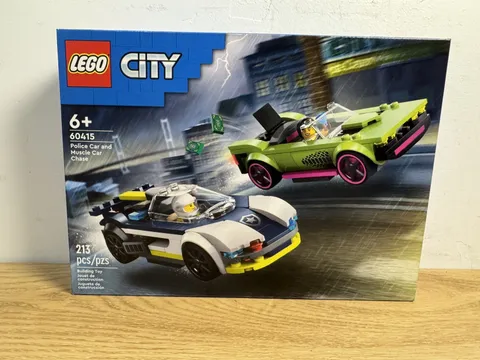 LEGO City 60415 Police Car & Muscle Car Chase Set | 213 pcs | New Sealed