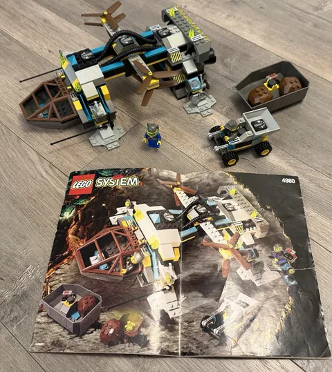 LEGO Rock Raiders: The Tunnel Transport (4980) Excellent Condition 100% Complete