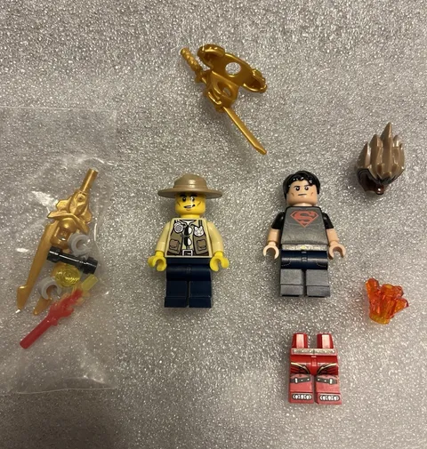 Police Figure, Red Cape, Superman/ DX Lloyd-please read description.