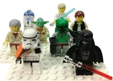 LEGO Star Wars Minifigure Luke R2 D2 Yoda Obi Wan Han Vader Boba Stormtrooper