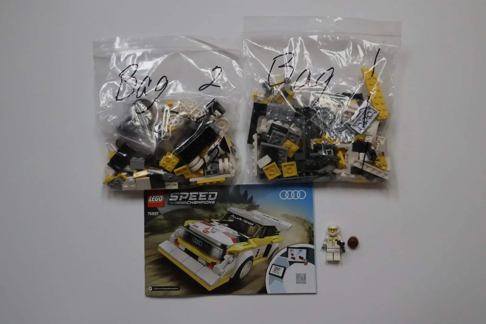 LEGO® Speed Champions 76897 1985 Audi Sport quattro S1 ☀️100% Complete W/Instruc