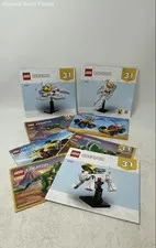 Lot Of 8 Pcs Assorted Lego Creator Mixed Variety Instruction Manuals Booklets