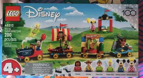 LEGO Disney 43212 Disney 100 Celebration Train — New, Factory Sealed, Unopened