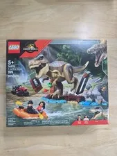LEGO Jurassic World T Rex River Escape Dinosaur Toy 76975 NEW Sealed